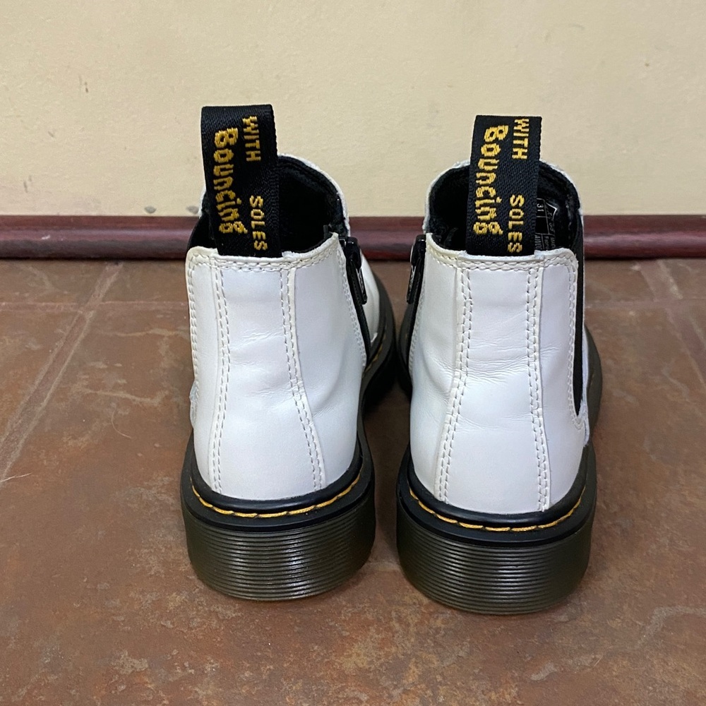 DR MARTENS JUNIOR 2976 LEATHER CHELSEA BOOTS SZ 13 US - Picture 6 of 10